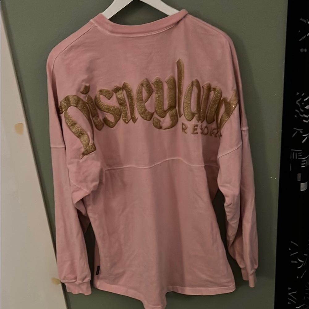 Disney Long Sleeve Pink Spirit Jersey Disneyland Women’s Size Medium